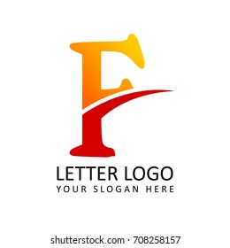 Letter F Flash Logo