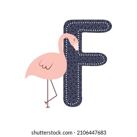 letter F with flemish isolated icon