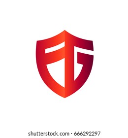 Letter F And Letter G Logo