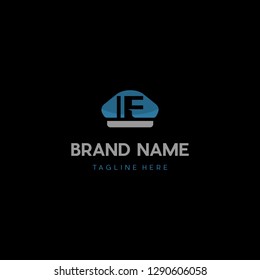 Letter F Hat Cap Pilot Abstract Creative Business Modern Logo
