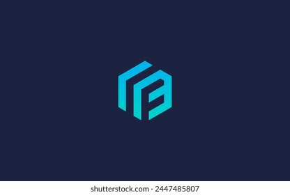 letter f with hexagon logo icon design vector design template inspiration