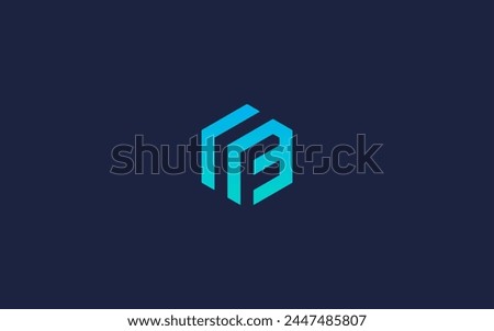 letter f with hexagon logo icon design vector design template inspiration