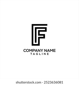 The letter f human logo design is packaged in such a way as to give rise to a very modern design suitable for any business