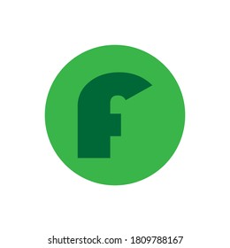 Letter F icon vector design illustration