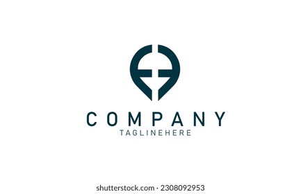 Letter F Initial Jet Plane Logo Design Vector Icon Emblem Illustration Graphic