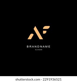 Letra A y F para el logotipo inicial