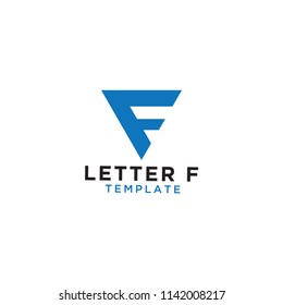 Letter F Initial Logo Design Template Stock Vector (Royalty Free ...