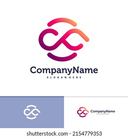 Letter F, J, S logo vector template, Creative F, J, S logo design concepts
