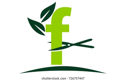 Letter F Lawn Logo 