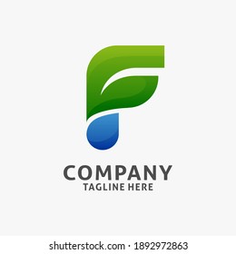 Diseño del logotipo de la letra F