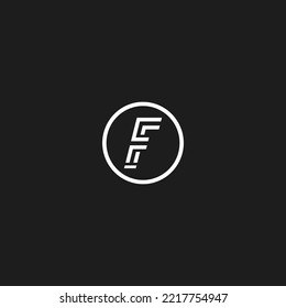 Letter F Line Logo for Business Logo Design