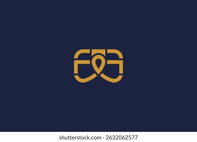 letter f location f logo icon design template with vector inspiration logo	
