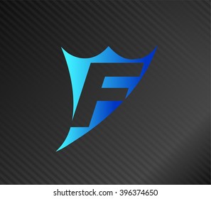 Letter F logo

