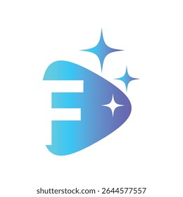 Letter F logo, F logo, AI logo set, modern and minimal design, tech-inspired, colorful icons and symbols, suitable for artificial intelligence, innovation, branding, startups, and digital identity.