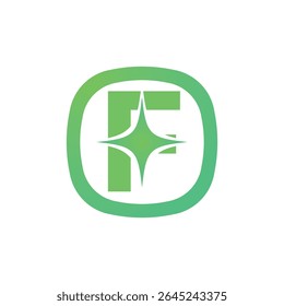 Letter F logo, F logo, AI logo set, modern and minimal design, tech-inspired, colorful icons and symbols, suitable for artificial intelligence, innovation, branding, startups, and digital identity.