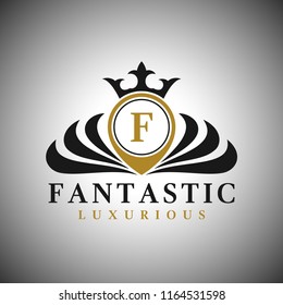 Letter F Logo - Classic Luxurious Style Logo Template