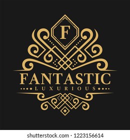 Letter F Logo - Classic Luxurious Style Logo Template