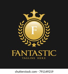 Letter F Logo - Classic Luxurious Style Logo Template