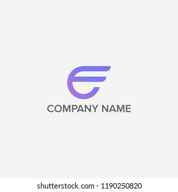 Letter F logo design