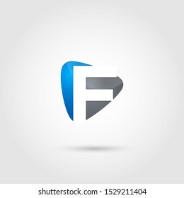 Letter F Logo Design. Creative Letter F Logo design vector template. Type Characters Logotype symbols. Vector Illustrator Eps.10 - Vector