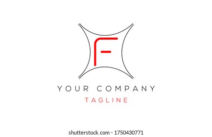 Letter F Logo Design, Creative Modern Icon F