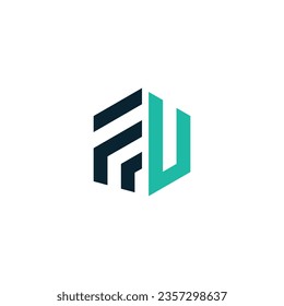 Letter F logo design element vector with creative concept
