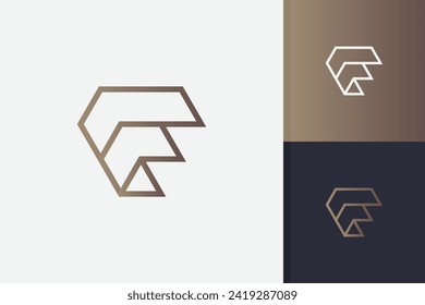 letter f logo design icon vector template