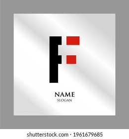 Letter "F" logo design. Minimum creative. Design of an elegant universal vector sign. Premium business logotype. Graphic alphabet symbol for company business identity