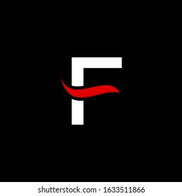 letter F logo design template vector.
