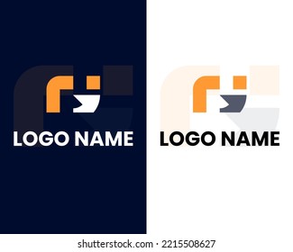 letter f and I logo design template