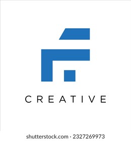 Letter F Logo Design template
