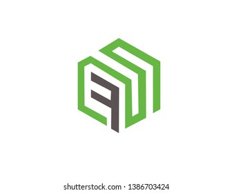 letter F logo design & vector art 