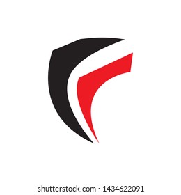 Letter F logo design vector