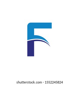 Letter f Logo Design Vector