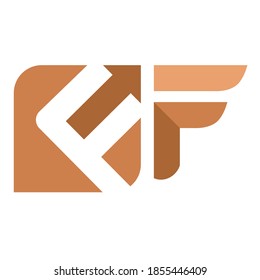 F Plantilla de símbolo del icono del vector de diseño del logotipo. Logo de la carta. Diseño de logotipos