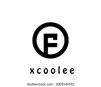 Letter F logo design vector template