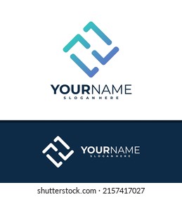 Letra F vector de diseño de logotipo, Creative F ilustración de plantilla de conceptos de logotipo.