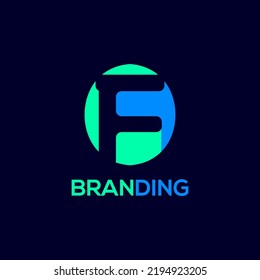 Letter F Logo Design Vector.