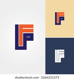 Vector de diseño de logotipo de letra F
