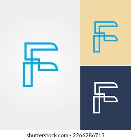 Letter F Logo Design Vector