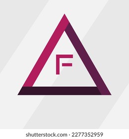 Buchstabe F Logo. F Letter Design Vektor