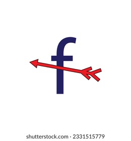 Plantilla de vectores de diseño de logotipo F de la letra.