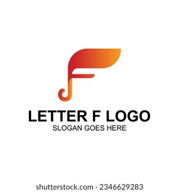 Diseño del logotipo F arte vectorial última marca logotipo