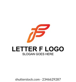 Diseño del logotipo F arte vectorial última marca logotipo
