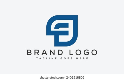 Buchstabe F Logo Design Vektorgrafik Design für die Marke.