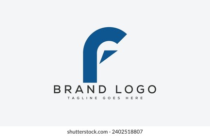 letter F logo design vector template design for brand.