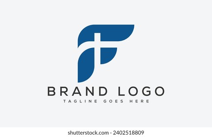 letter F logo design vector template design for brand.
