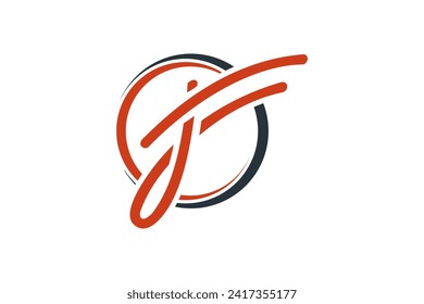 letter f logo design vector