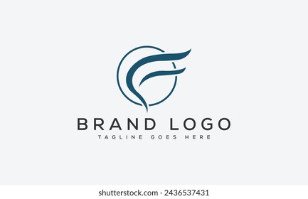 letter F logo design vector template design for brand.