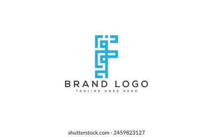 Buchstabe F Logo Design Vektorgrafik Vorlage Design für brand